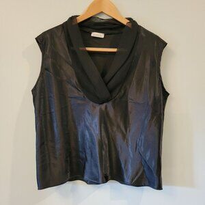 VTG Escapades Black Silky Top